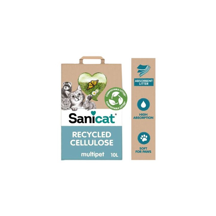 Sanicat recycelte Zellulose - 20 l
