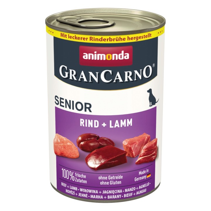 animonda GranCarno Original Senior 6 x 400 g - Rind & Lamm