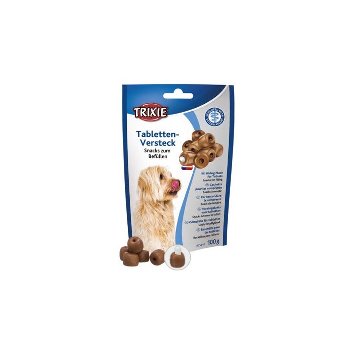 Verstopplaats voor tabletten, snacks om te vullen, 100 g