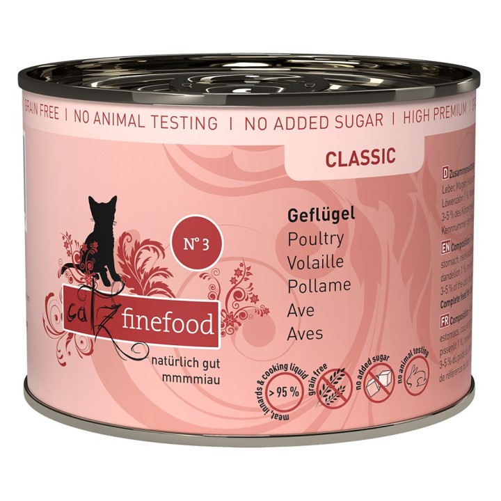 catz finefood 6 x 200 g - Geflügel