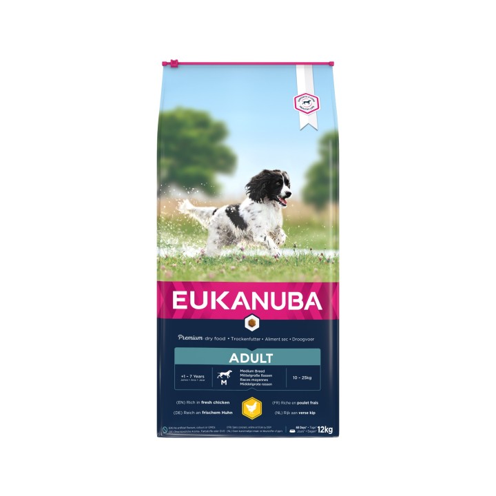 Eukanuba Dog – Active Adult – Medium Breed - 2 x 3 kg