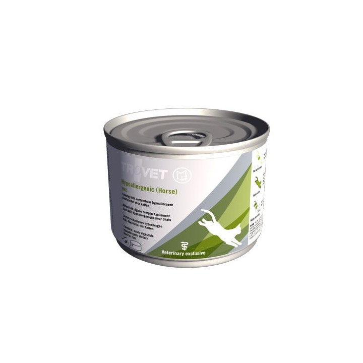 TROVET Hypoallergenic HRD (Horse) Katze - 6 x 200 g Dosen