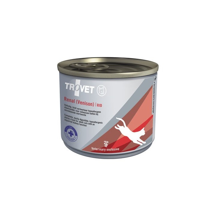 TROVET Renal RID (Venison) Katze - 6 x 200 g Dosen