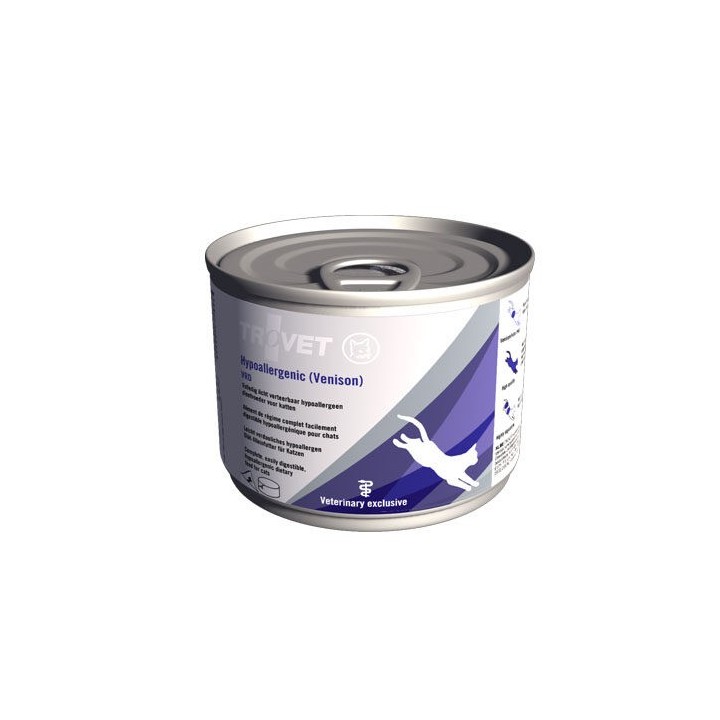 TROVET Hypoallergenic VRD (Venison) Katze - 6 x 200 g Dosen
