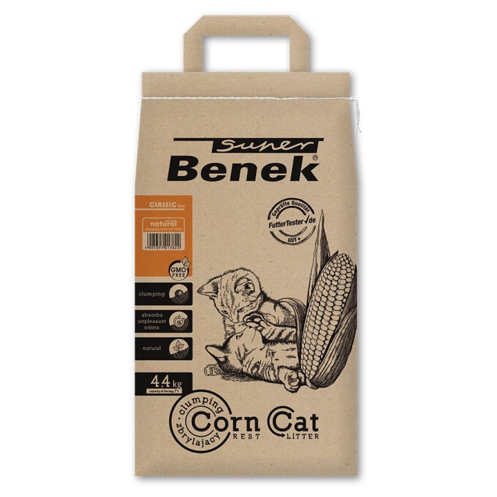 Super Benek Corn Cat Natural - 7 l (ca. 4,4 kg)