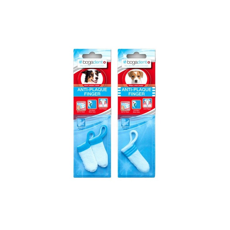 Bogadent Anti-Plaque Finger - Adult - 2 x 2 Stück