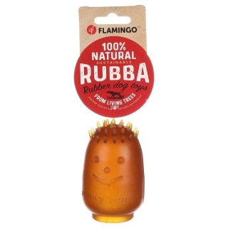 Flamingo Gummi-Kopf Rubba - L 5,8 x B 5,8 x H 9,5 cm