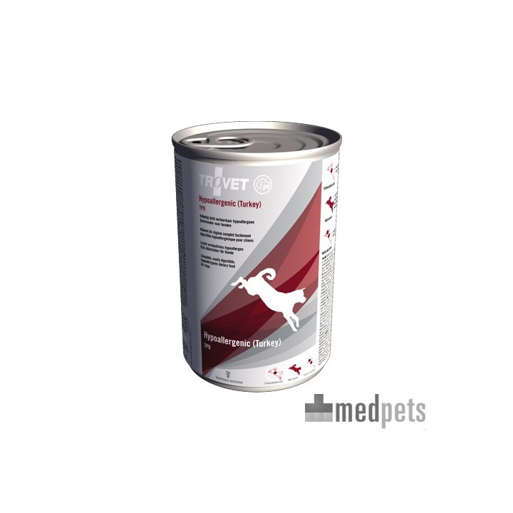 TROVET Hypoallergenic TPD (Turkey) - Hund -  Dosen - 6 x 400 g