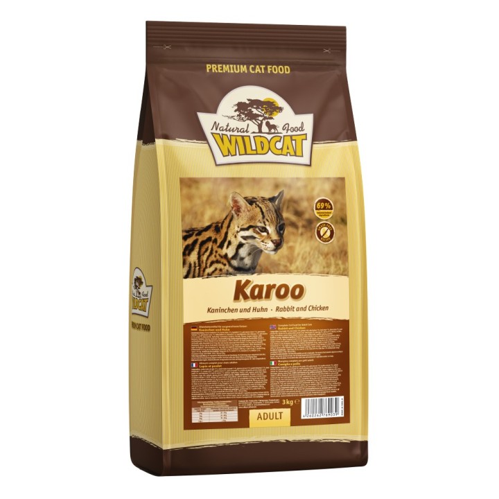 Wildcat | Karoo Kaninchen & Geflügel | Adult | 3 kg