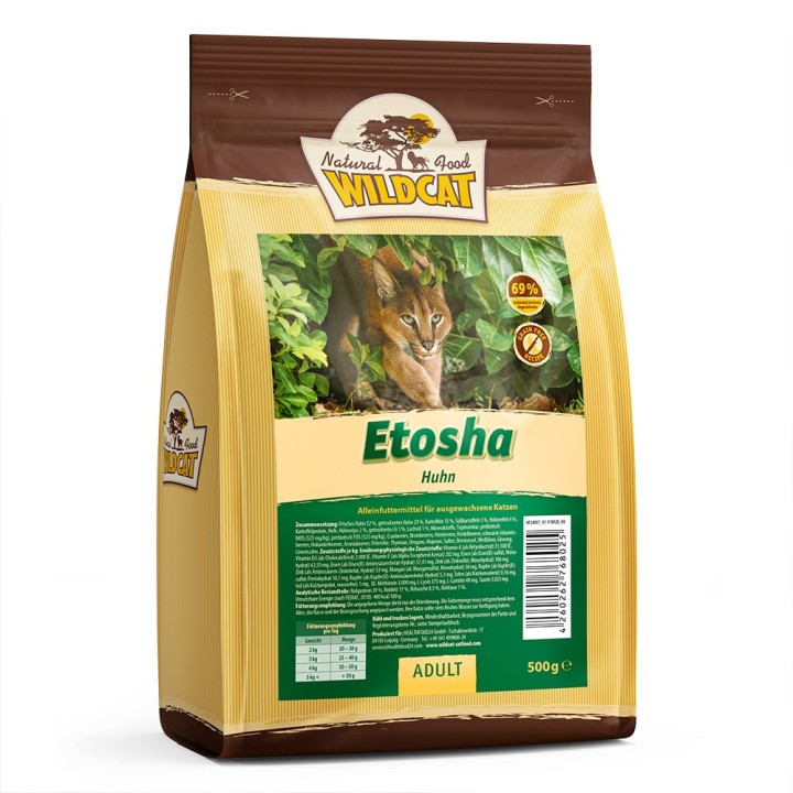 Wildcat | Etosha Huhn & Kartoffel | Adult | 500 g