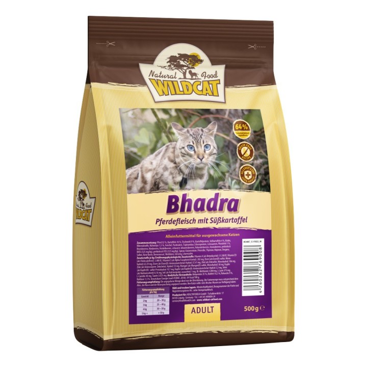 Wildcat | Bhadra Pferdefleisch | Adult | 500 g