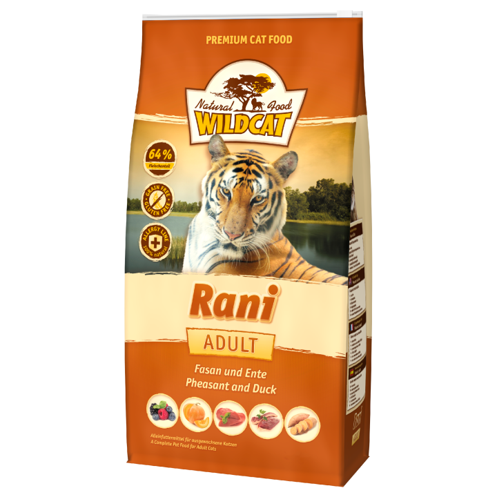 Wildcat | Rani Fasan & Ente mit Kürbis | Adult | 500 g