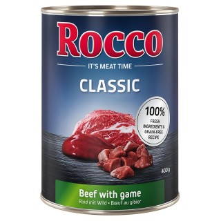 Top-Angebot Rocco Classic 24 x 400 g - Rind mit Wild