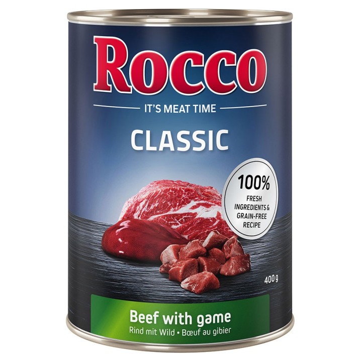 Top-Angebot Rocco Classic 24 x 400 g - Rind mit Wild