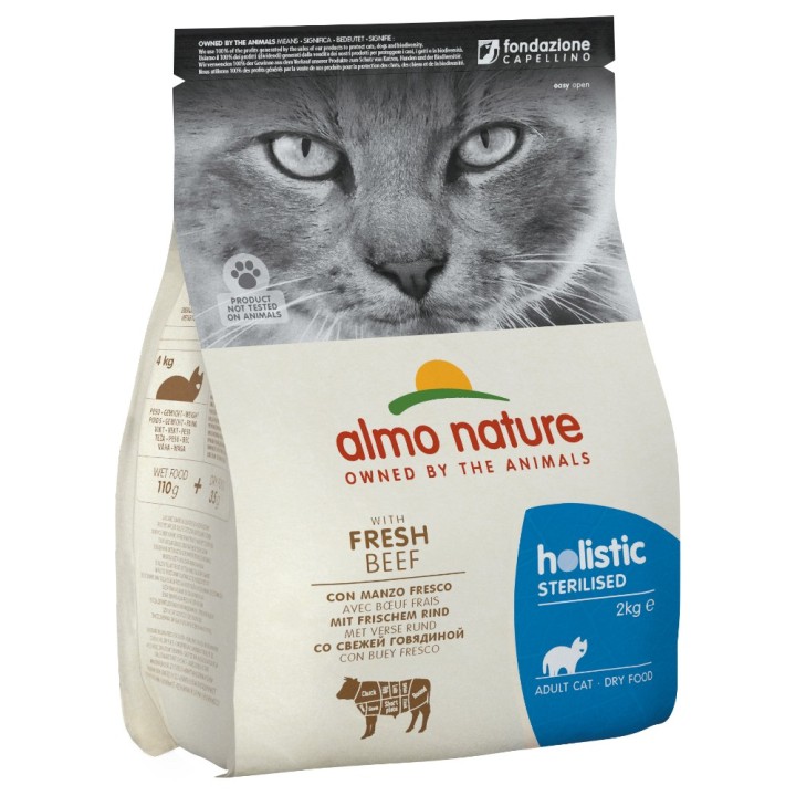 Almo Nature Holistic Sterilised Rind & Reis - 2 kg