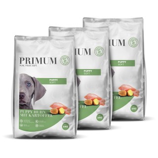 Primum | Huhn mit Kartoffel | Soft Puppy | 3 x 5 kg