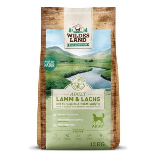 Wildes Land | Lamm & Lachs mit Kartoffel | Classic Adult | 2 x 12 kg