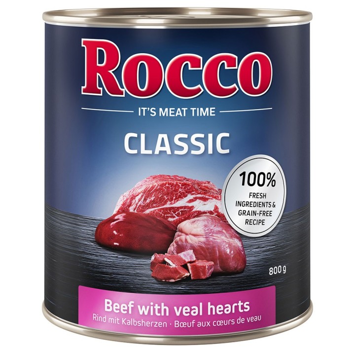 Rocco Classic 6 x 800 g - Rind mit Kalbsherzen
