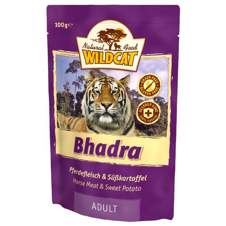 Wildcat | Bhadra Pferd & Süßkartoffel | Adult | 14 x 100 g