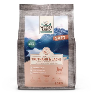 Wildes Land | Truthahn & Lachs mit Reis | Soft Adult | 1,5 kg