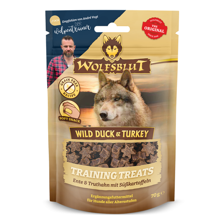 Wolfsblut | Wild Duck & Turkey | Training Treats | 70 g