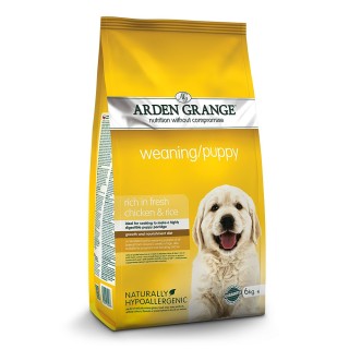 Arden Grange | Reich an frischem Huhn & Reis | Weaning/Puppy | 6 kg