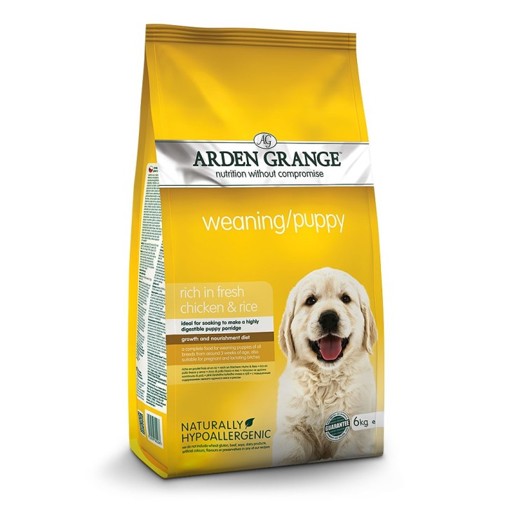 Arden Grange | Reich an frischem Huhn & Reis | Weaning/Puppy | 6 kg