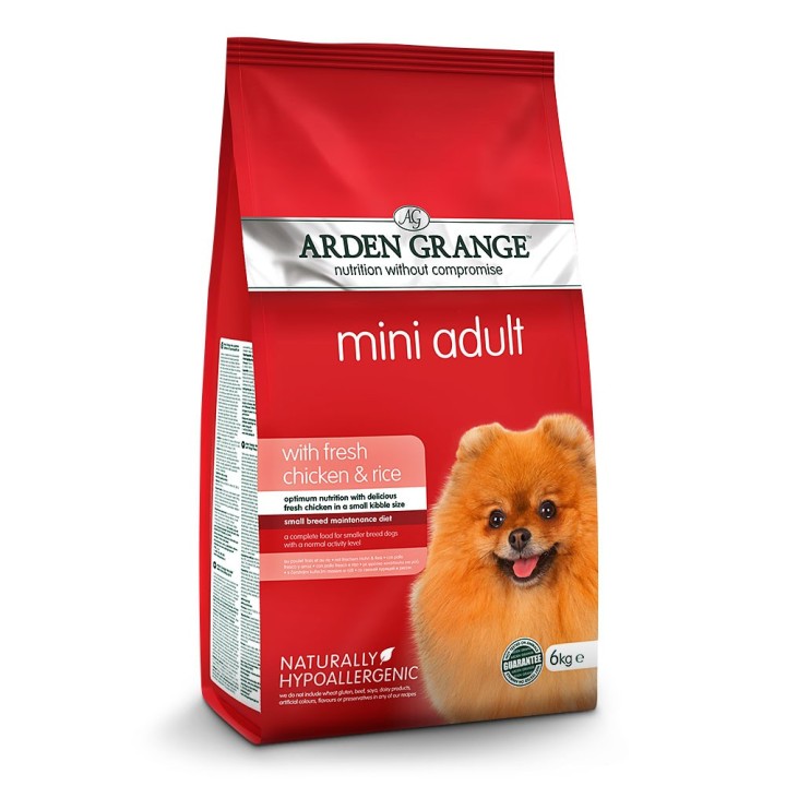 Arden Grange | Mit frischem Huhn & Reis | Mini Adult | 6 kg