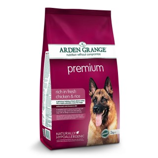 Arden Grange | Reich an frischem Huhn & Reis | Premium Adult | 2 kg