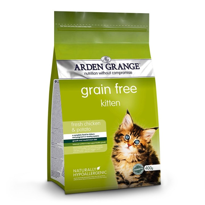 Arden Grange | Getreidefrei Huhn & Kartoffel | Grain Free Kitten | 400 g