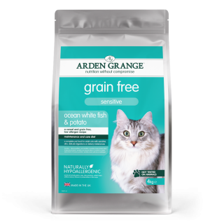 Arden Grange | Getreidefrei Weißfisch & Kartoffel | Sensitive Adult | 4 kg