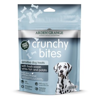 Arden Grange | Getreidefrei Weißfisch & Kartoffel | Crunchy Bites Sensitive | 225 g