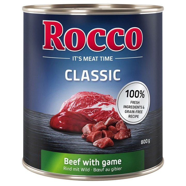 Rocco Classic 6 x 800 g - Rind mit Wild