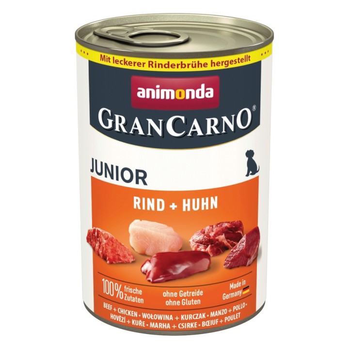 animonda GranCarno Original Junior 6 x 400 g - Rind & Huhn