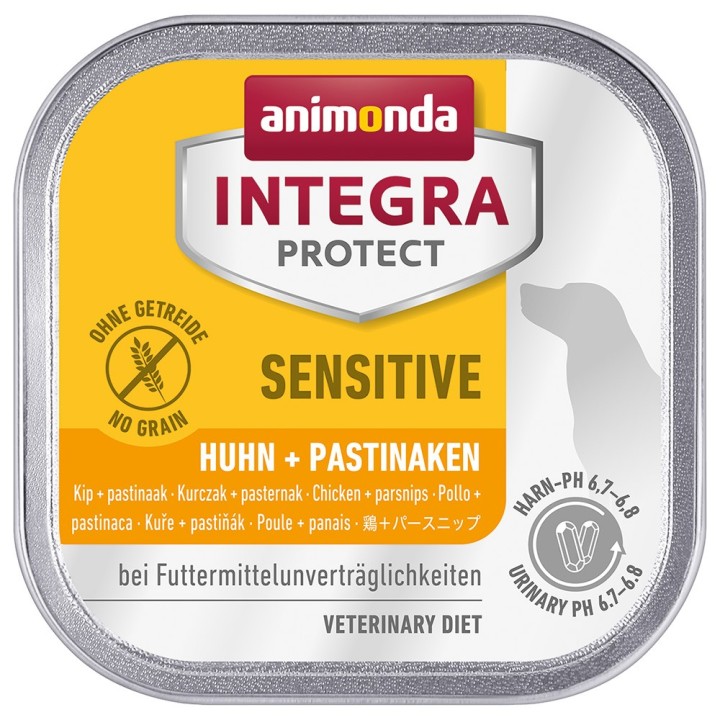 animonda Integra Protect Sensitive Schale - 6 x 150 g Huhn & Pastinaken
