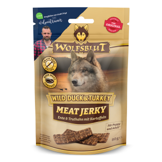 Wolfsblut | Wild Duck & Turkey | Meat Jerky | 80 g
