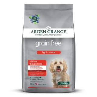 Arden Grange | Huhn & Superfoods | Grain Free Light/Senior | 12 kg