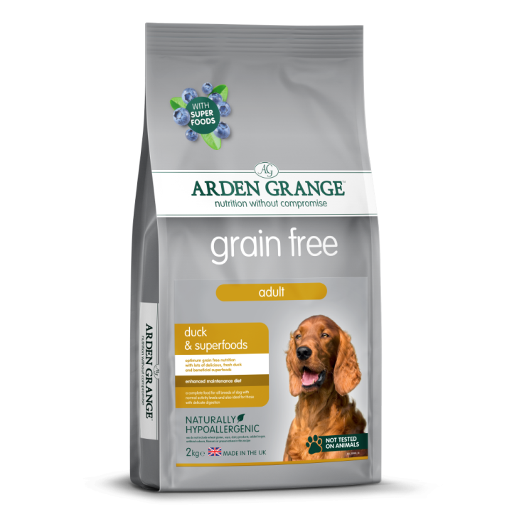 Arden Grange | Ente & Superfoods | Grain Free Adult | 2 kg