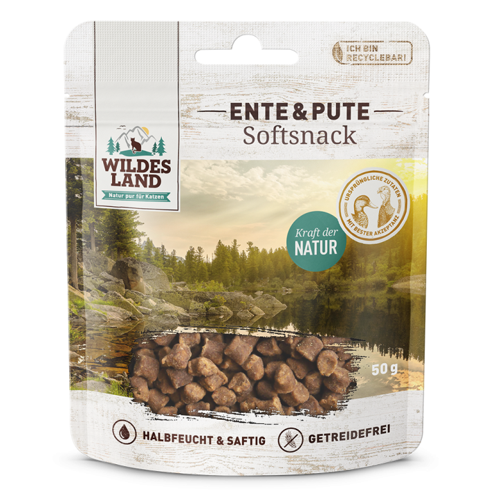 Wildes Land | Ente & Pute | Softsnack | 50 g