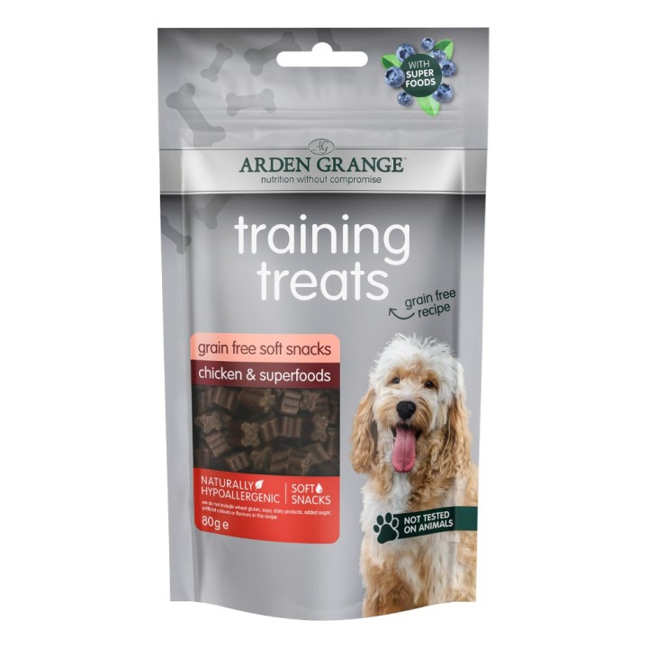 Arden Grange | Mit Huhn & Superfoods | Training Treats Grain Free | 80 g