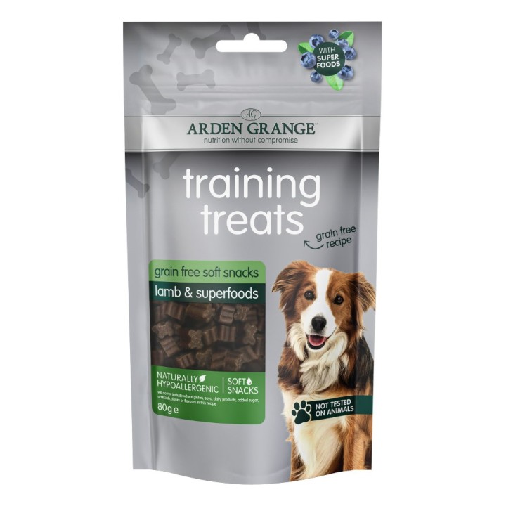 Arden Grange | Mit Lamm & Superfoods | Training Treats Grain Free | 80 g