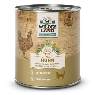 Wildes Land | Huhn mit Karotte | Classic Adult | 6 x 800 g