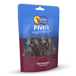 Herrmann's | Bio Huhn & Lachs Würstchen | Pfotis | 80 g