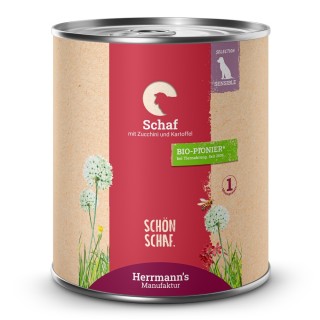 Herrmann's | Schaf mit Zucchini und Kartoffeln | Selection Sensible | 12 x 800 g