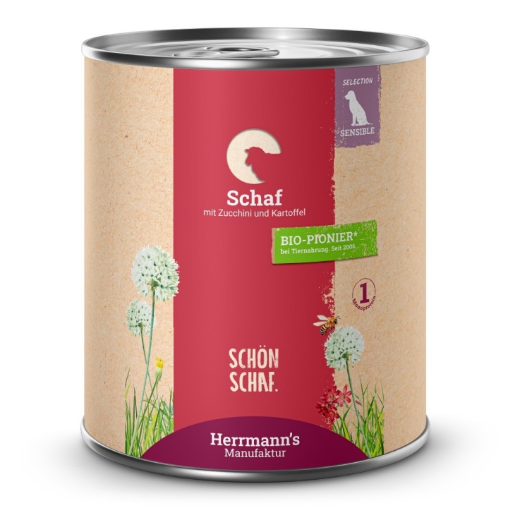 Herrmann's | Schaf mit Zucchini und Kartoffeln | Selection Sensible | 12 x 800 g