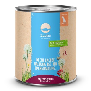 Herrmann's | Lachs mit Aprikose | Selection Adult | 12 x 800 g
