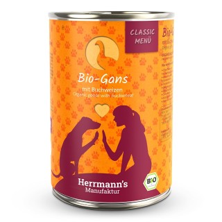 Herrmann's | Bio-Gans mit Buchweizen | Classic | 12 x 400 g