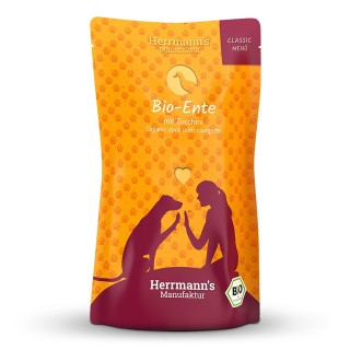 Herrmann's | Bio-Ente mit Zucchini | Classic | 12 x 130 g