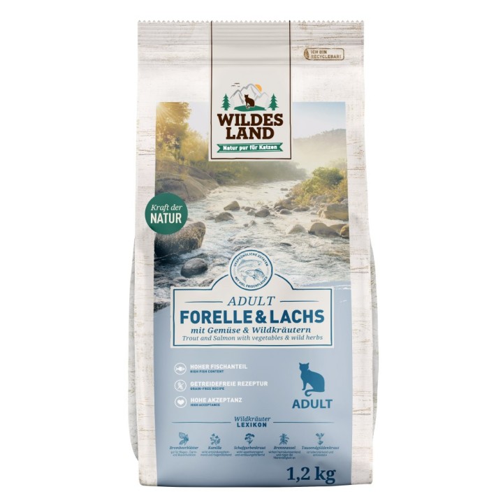 Wildes Land | Forelle & Lachs | Classic Adult | 1,2 kg