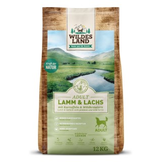 Wildes Land | Lamm & Lachs mit Kartoffel | Classic Adult | 30 kg